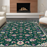 Intricate Vintage Botanical Weave(Green)