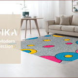 Ultra Soft Area Rug, Non Slip, Stain Resistant, Washable Area Rugs for Living Room, Bedroom, funky tufted cat rug(Gray)