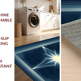 Contemporary Round Patterned Aesthetic(Blue)