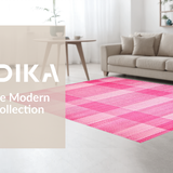 Charming Pastel Checkerboard Style(Pink)