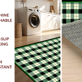 Charming Rustic Green Plaid Style(Green)