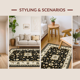 Refined Earthy Floral Composition(Black)