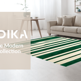 Elegant Wavy Geometric Aesthetic(Green)
