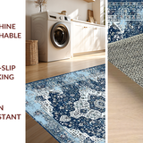 Chic Abstract Symmetrical Elements(Blue)