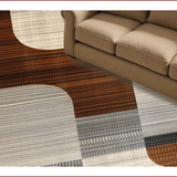 Ultra Soft Area Rug, Non Slip, Stain Resistant, Washable Area Rugs for Living Room, Bedroom, Contemporary Textured Hide Design(Beige)