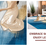 Elegant Retro Geometric Fusion(Blue)