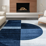 Contemporary Ogee Shape Accent(Blue)