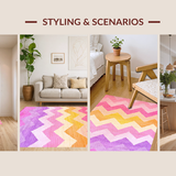 Joyful Eclectic Shaggy Texture(Pink)