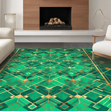 Contemporary Geometric Luxe Vibe(Green)