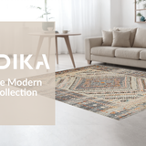 Artful Brown and White Trellis(Gray)