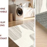 Dynamic Cream Geometric Visual Flow(Beige)