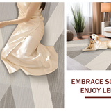 Luxurious Shag Texture Minimalist Appeal(Gray)