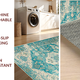 Luxurious Aqua Medallion Design(Blue)