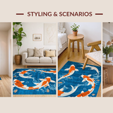 Artistic Fluid Koi(Blue)