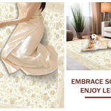 Stylish Distressed Botanical Theme(Beige)