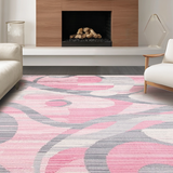 Vibrant Modern Abstract Flow(Pink)