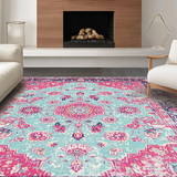 Contemporary Pastel Medallion Design(Pink)