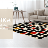 Contemporary Monochrome Checkerboard Style(Black)