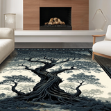 Luxurious Black and Grey Tapestry(Gray)