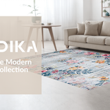 Artful Vintage Ogee Print(Gray)