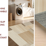 Ultra Soft Area Rug, Non Slip, Stain Resistant, Washable Area Rugs for Living Room, Bedroom, Contemporary Soft Natural Palette(Beige)