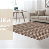 Ultra Soft Area Rug, Non Slip, Stain Resistant, Washable Area Rugs for Living Room, Bedroom, Vibrant Rustic Medallion Themes(Beige)