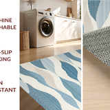 Sophisticated Blue Ripple Design(Blue)