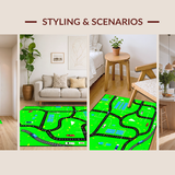 Lively City Map Aesthetic(Green)