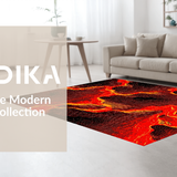 Contemporary Flame Inspired Artwork(Red)