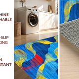 Eclectic Artistic Color Splash(Blue)