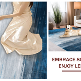 Sophisticated Tiled Abstract Aesthetic(Blue)
