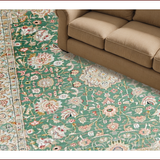 Elegant Sage Green Tiled Design(Ivory)