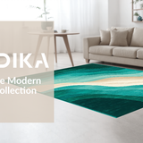 Chic Abstract Linear Composition(Green)