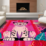 Stylish Fun Leopard Illustration(Pink)