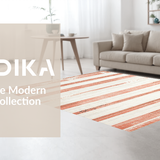 Lively Peach and Ivory Contrast(Red)