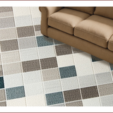 Ultra Soft Area Rug, Non Slip, Stain Resistant, Washable Area Rugs for Living Room, Bedroom, Non-Slip Low Pile Rug for Pet-Friendly Dining Spaces(Beige)
