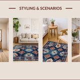 Lively Geometric Contemporary Flair(Blue)