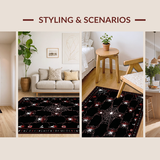 Darkly Inviting Webbed Bath Design(Black)