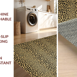 Ultra Soft Area Rug, Non Slip, Stain Resistant, Washable Area Rugs for Living Room, Bedroom, Rustic Neutral Textured Pattern(Beige)