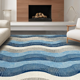 Rustic Coastal Jute Elegance(Blue)