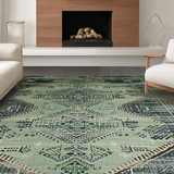 Distressed Ethnic Tiling(Blue)