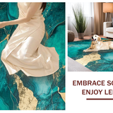 Elegant Teal Marble Aesthetic(Blue)