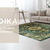 Distressed Earthy Medallion Aesthetic(Blue)