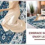 Trendy Distressed Blue Aesthetic(Blue)