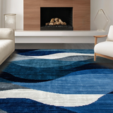 Chic Contemporary Abstract Aesthetic(Blue)