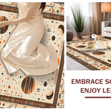 Eclectic Pastel Geometric Shapes(Beige)