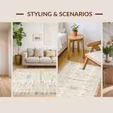 Artful Ogee Shape in Neutral(Beige)