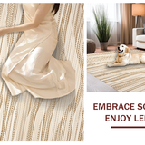 Contemporary Ogee Patterned Accent(Beige)