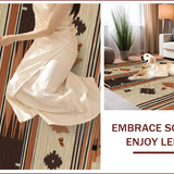 Ultra Soft Area Rug, Non Slip, Stain Resistant, Washable Area Rugs for Living Room, Bedroom, Wildlife Bass Fish Area Rug for Home Decor(Beige)
