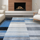 Chic Dynamic Wave Motif(Blue)